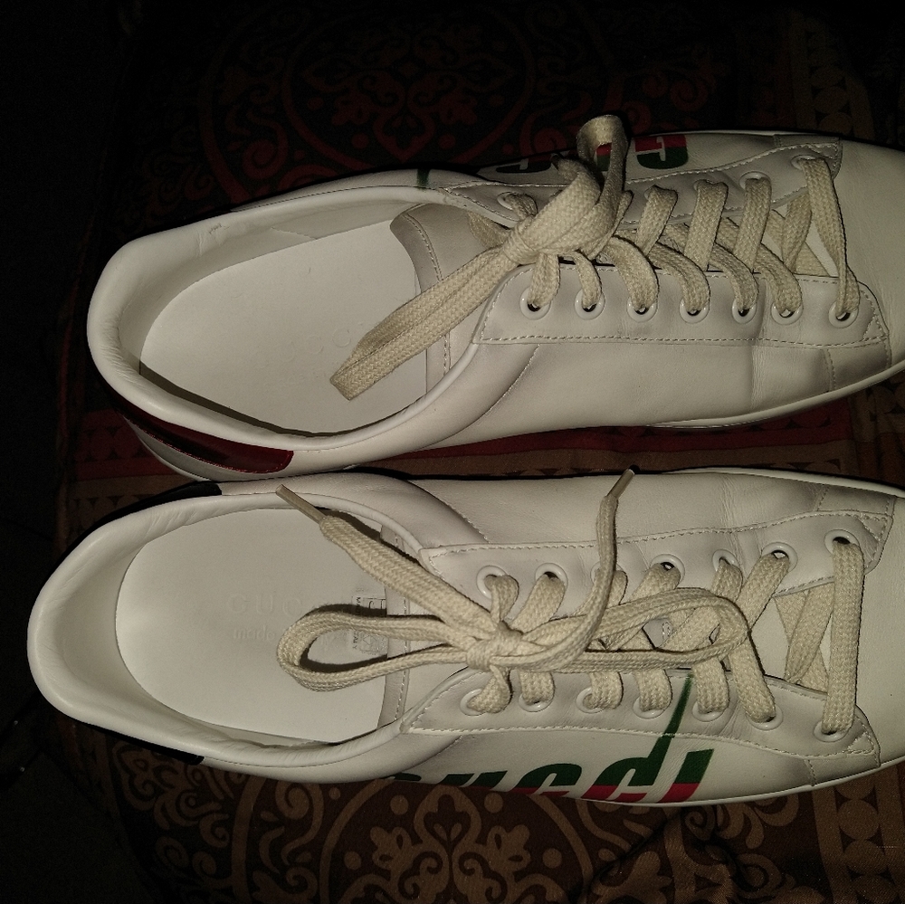 White Blade Ace Sneakers - Picture 3 of 6